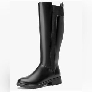 Elegant Black Knee-High Women's Boots